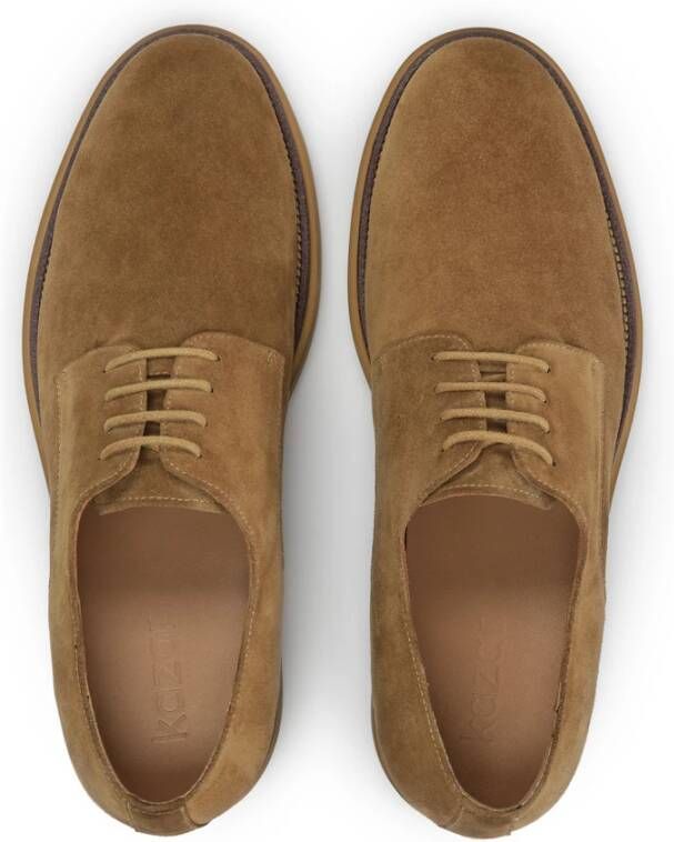 Kazar Beige suède veterschoenen Beige Heren