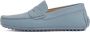 Kazar Blauwe heren leren mocassins - Thumbnail 2