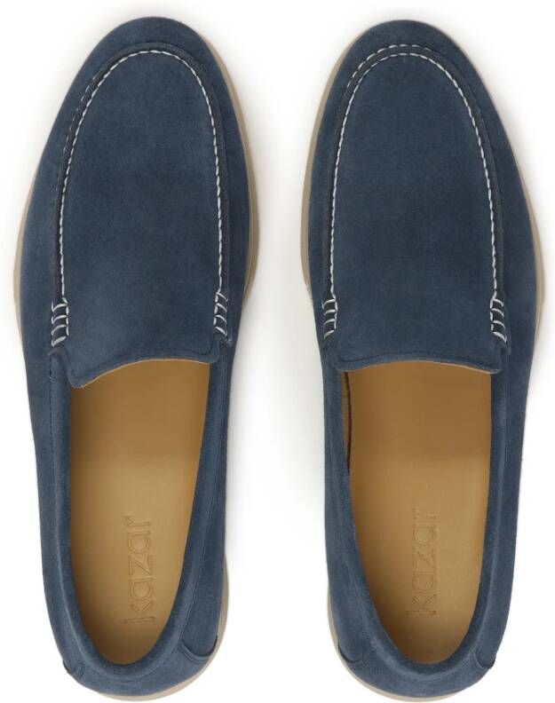 Kazar Blauwe instappers herenschoenen
