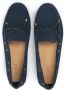 Kazar Marineblauwe mocassins voor dames met een elastische zool omgeslagen op de hiel - Thumbnail 5