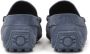 Kazar Blauwe suède mocassins op een met studs versierde rubberen zool Blue Heren - Thumbnail 4