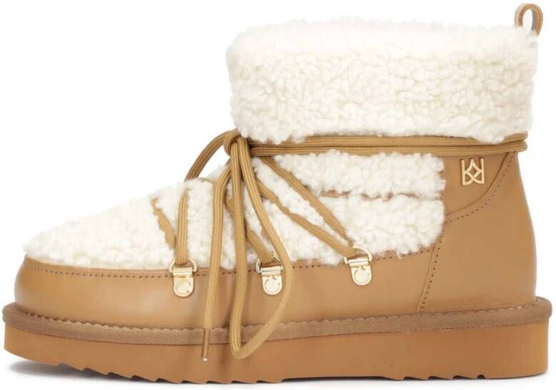 Kazar Bruin en crème dames sneeuwlaarzen Brown Dames