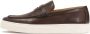 Kazar Bruine instap sneakers op een witte zool - Thumbnail 2