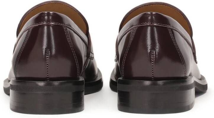 Kazar Bruine leren loafers voor vrouwen Brown Dames