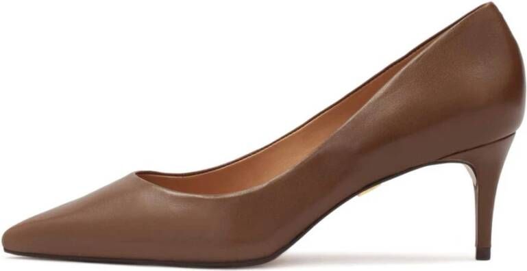 Kazar Stijlvolle bruine leren pumps - Foto 5