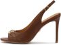Kazar Bruine leren sandalen - Thumbnail 2