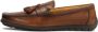 Kazar Bruine mocassins met een decoratief ele t - Thumbnail 2