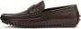 Kazar Bruine mocassins met fijne zool Brown Heren - Thumbnail 6
