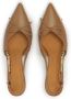 Kazar Bruine pumps met strik en metalen versiering Basilia - Thumbnail 2