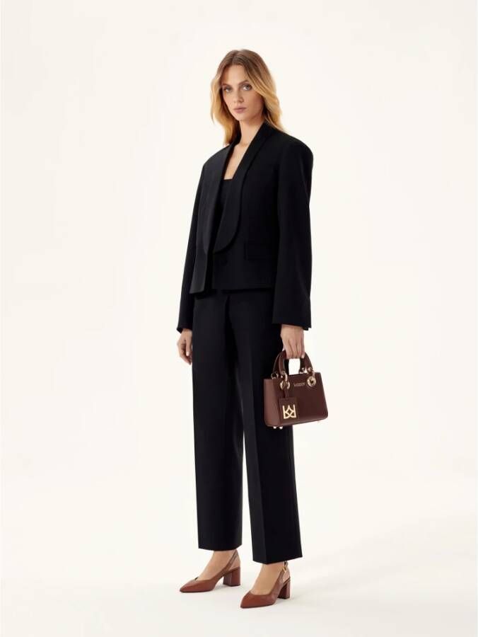 Kazar Bruine pumps op een paal met een open hiel Brown Dames