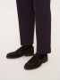 Kazar Bruine Suède Loafers met Blauwe Accenten Brown Heren - Thumbnail 4