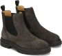 Kazar Bruine suède pantoffels met ornamenten Brown Heren - Thumbnail 3