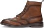 Kazar Bruine veterschoenen met brogue decoratie Brown Heren - Thumbnail 6