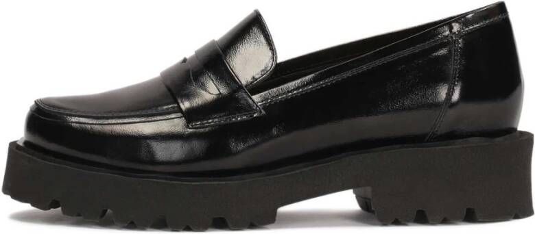Kazar Casual instap platte schoenen op een lichtgewicht zool Black Dames