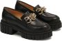 Kazar Casual platte schoenen op een chunky zool met een metalen decoratie Black Dames - Thumbnail 2