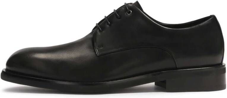 Kazar Casual zwarte leren halfschoenen