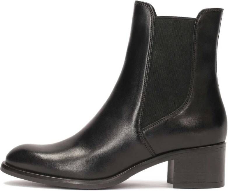 Kazar Comfortabele laarzen met elastische inzetstukken Black Dames