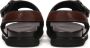 Kazar Comfortabele leren sandalen in bruine kleur Brown Heren - Thumbnail 3