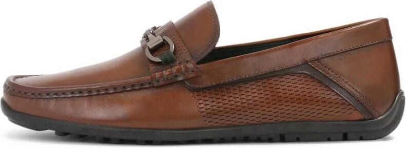 Kazar Comfortabele mocassins met metalen decoratie