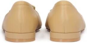 Kazar Comfortabele pumps met metalen versiering in gouden kleur Brown Dames