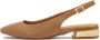 Kazar Comfortabele slingback pumps met metalen versiering op de hiel - Thumbnail 2
