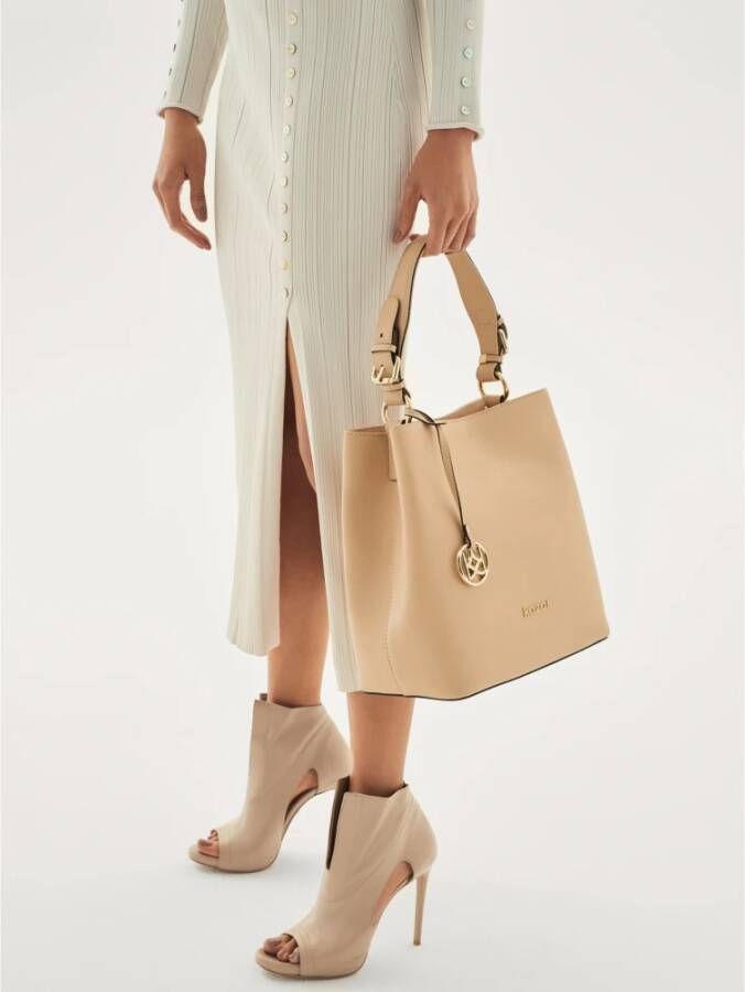 Kazar Dames beige peep toe laarzen Beige Dames