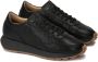 Kazar Dames leren sneakers met een geribbelde zool Black Dames - Thumbnail 2