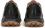 Kazar Dames leren sneakers met een geribbelde zool Black Dames - Thumbnail 3
