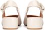 Kazar Escarpins à talon ouvert blanc cassé pour femmes - Thumbnail 6