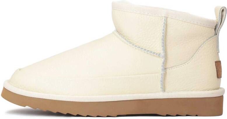 Kazar Dames sneeuwlaarzen van graanleer Beige Dames