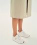 Kazar Dames witte leren sneakers in minimalistische stijl White Dames - Thumbnail 8