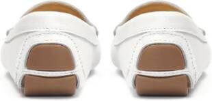 Kazar Dames witte mocassins White Dames