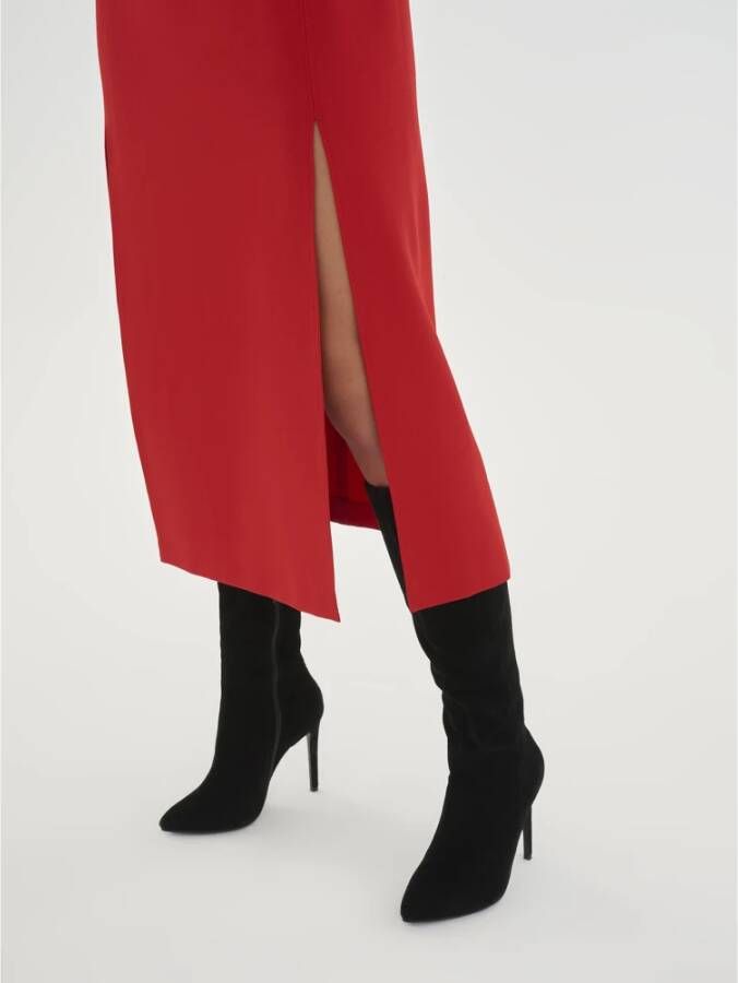 Kazar Dames zwarte hoge laarzen Black Dames