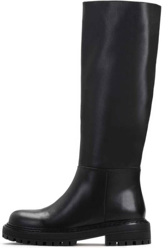 Kazar Dames zwarte hoge laarzen Black Dames