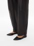 Kazar Studio Dames zwarte leren ballerina's Black Dames - Thumbnail 6