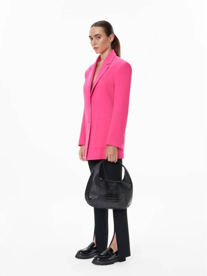 Kazar Dames zwarte leren loafers Black Dames