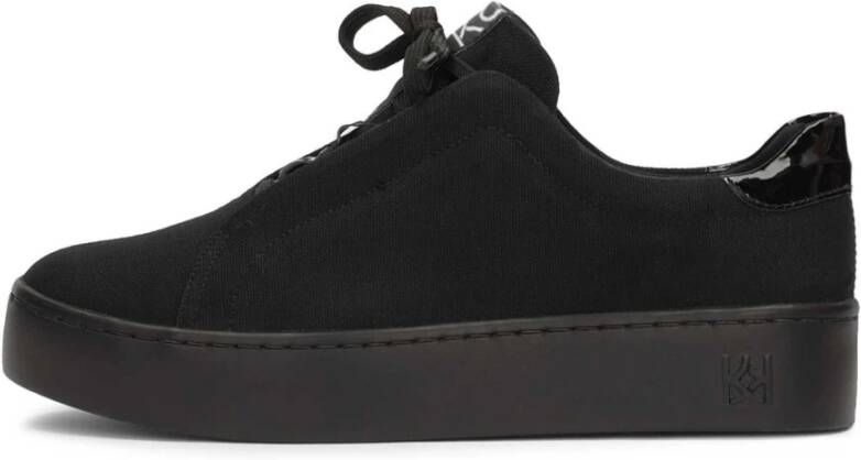 Kazar Dames zwarte sneakers met aantrekkelijke vetersluiting - Foto 4