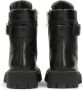 Kazar Women's leather boots decorated with metal lettering - Thumbnail 2