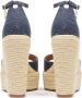 Kazar Denim sandalen op anker met band om de enkel Blue Dames - Thumbnail 6