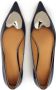 Kazar Donkerblauwe platte pumps met grote versiering - Thumbnail 2
