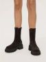 Kazar Donkerbruine Chelsea booties met een hoog bovenwerk en een dikke zool - Thumbnail 4