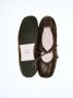 Kazar Studio Donkerbruine ballerina's met vastgebonden teenband Brown Dames - Thumbnail 10