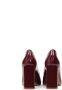 Kazar Donkerrode gelakte pumps met brede hak Brown Dames - Thumbnail 4