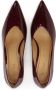 Kazar Donkerrode gelakte pumps met brede hak Brown Dames - Thumbnail 5