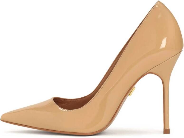 Kazar Elegante Beige Gelakte Leren Pumps Beige Dames