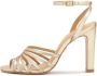 Kazar Elegante gouden sandalen met een comfortabele hak - Thumbnail 2