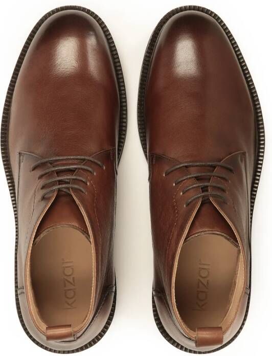 Kazar Elegante heren volnerf leren laarzen Brown Heren