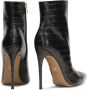 Kazar Elegante hoge stiletto laarzen met krokodillenpatroon Black Dames - Thumbnail 6
