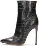 Kazar Elegante hoge stiletto laarzen met krokodillenpatroon Black Dames - Thumbnail 8