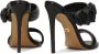 Kazar Elegante zwarte flip-flops met rozen op een hoge stilettohak Black Dames - Thumbnail 4